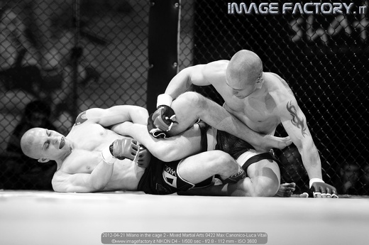 2012-04-21 Milano in the cage 2 - Mixed Martial Arts 0422 Max Canonico-Luca Vitali